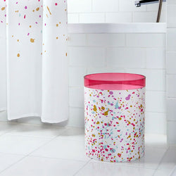 CONFETTI WASTEBASKET PINK