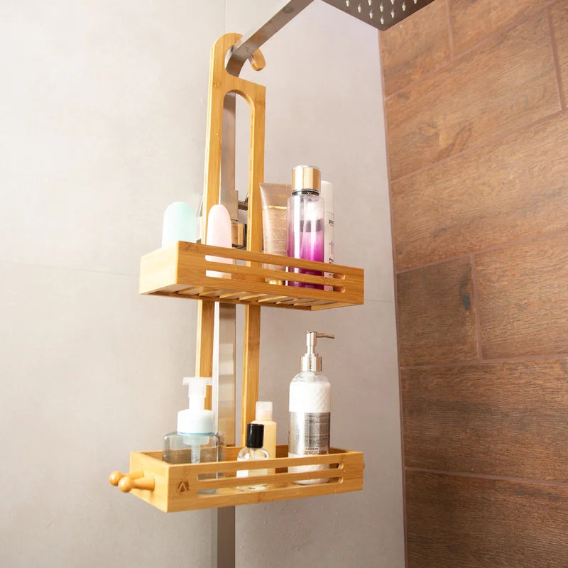 Hanging Bamboo Shower Caddy